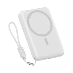 پاوربانک 10000 میلی آمپر کیو سی وای 22.5 وات مدل QCY PBW10A Magnetic با گارانتی 18 ماهه شرکتی