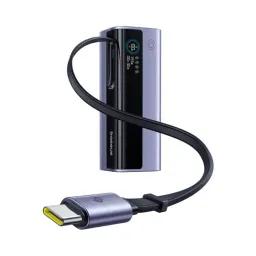 پاوربانک 20000 میلی آمپر باسئوس 145 وات مدل Baseus EnerGeek GR11 به همراه کابل جمع شونده با گارانتی 24 ماهه شرکتی