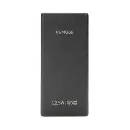پاوربانک مگنتی 10000 میلی آمپر روموس 22.5 وات مدل Romoss PRC10-171 به همراه کابل USB-C و لایتنینگ متصل با گارانتی 12 ماهه شرکتی