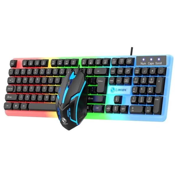 کیبورد و موس سیم دار گیمی لایماید LIMEIDE GTX350 RGB